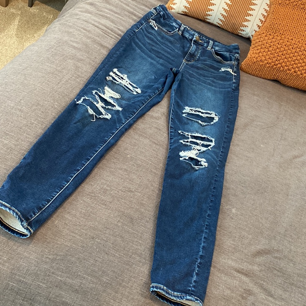 American Eagle hi waisted next level stretch jeans